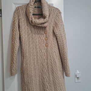 Irish soft 100% Merino wool Coat/Sweater